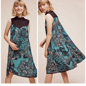 Anthropologie Maeve lace butterfly swing dress